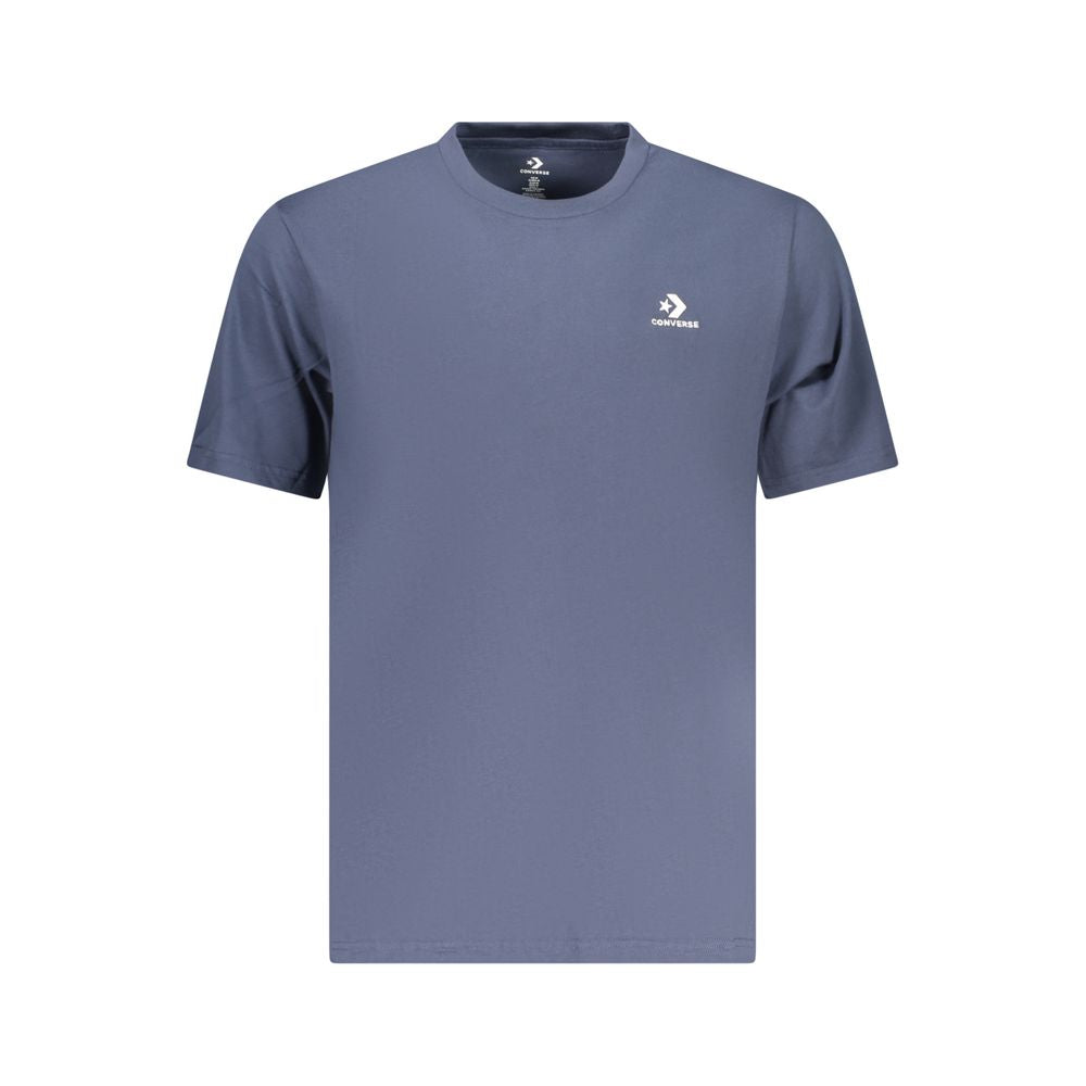 Blu Cotton Men T-Shirt - ventzia