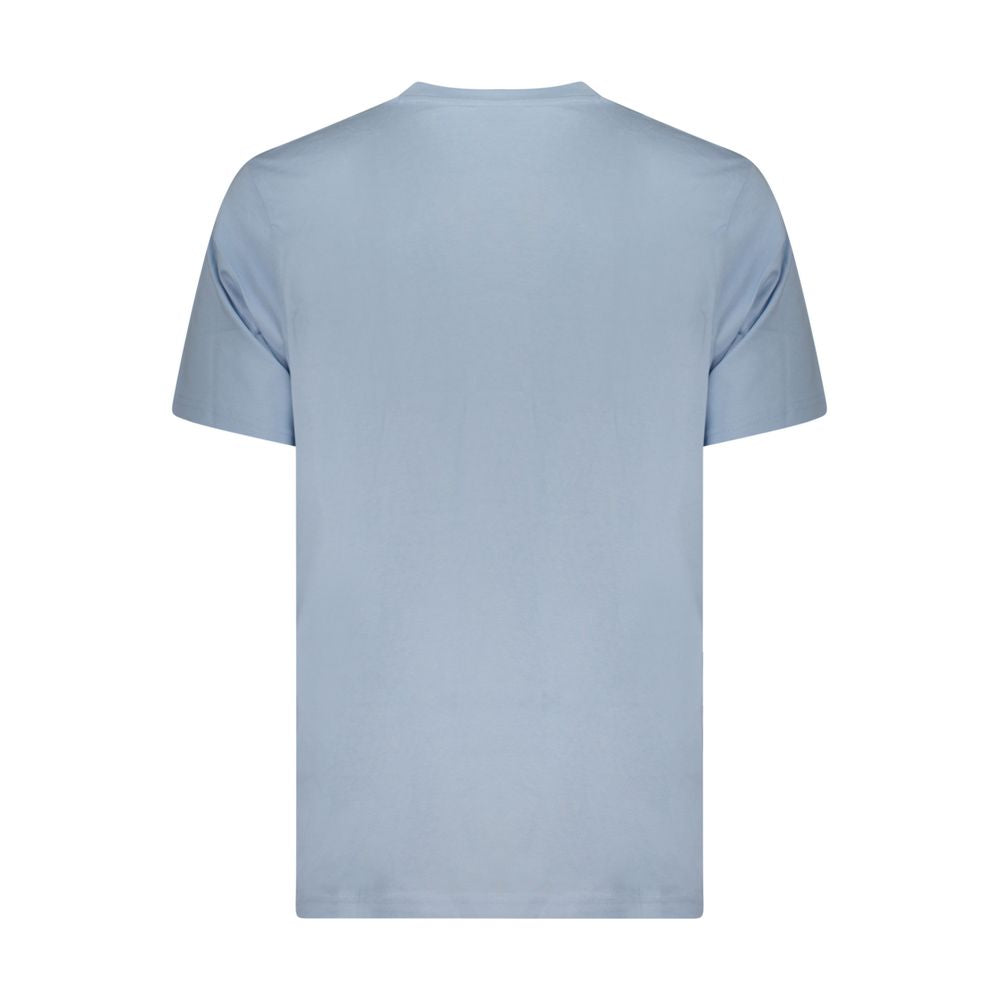 Azzurro Cotton Mens T-Shirt - ventzia