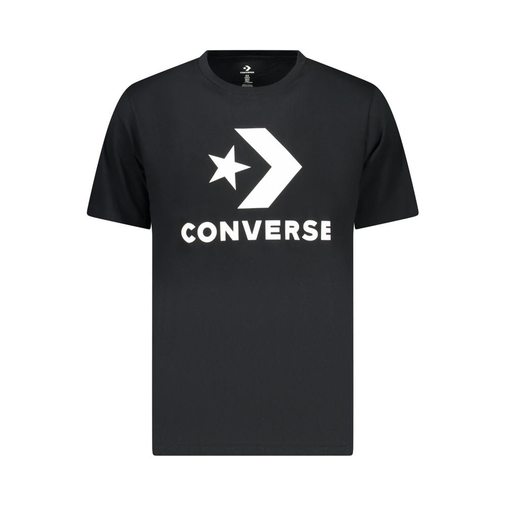 Black Cotton Men's T-Shirt - ventzia
