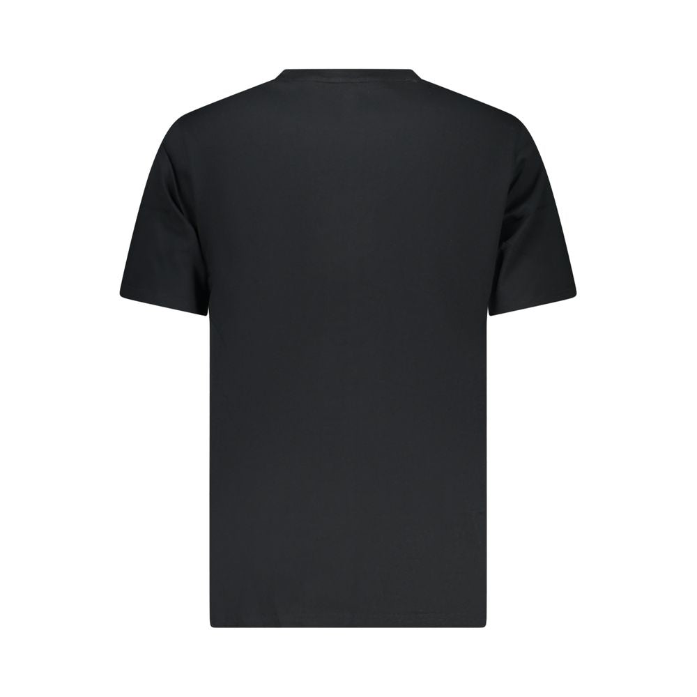 Black Cotton Men's T-Shirt - ventzia