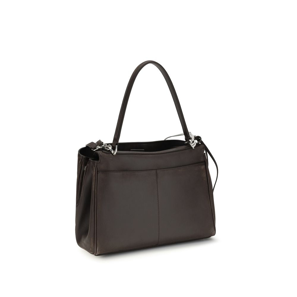 Brown Calf Leather Bos Taurus Shoulder Bag - ventzia