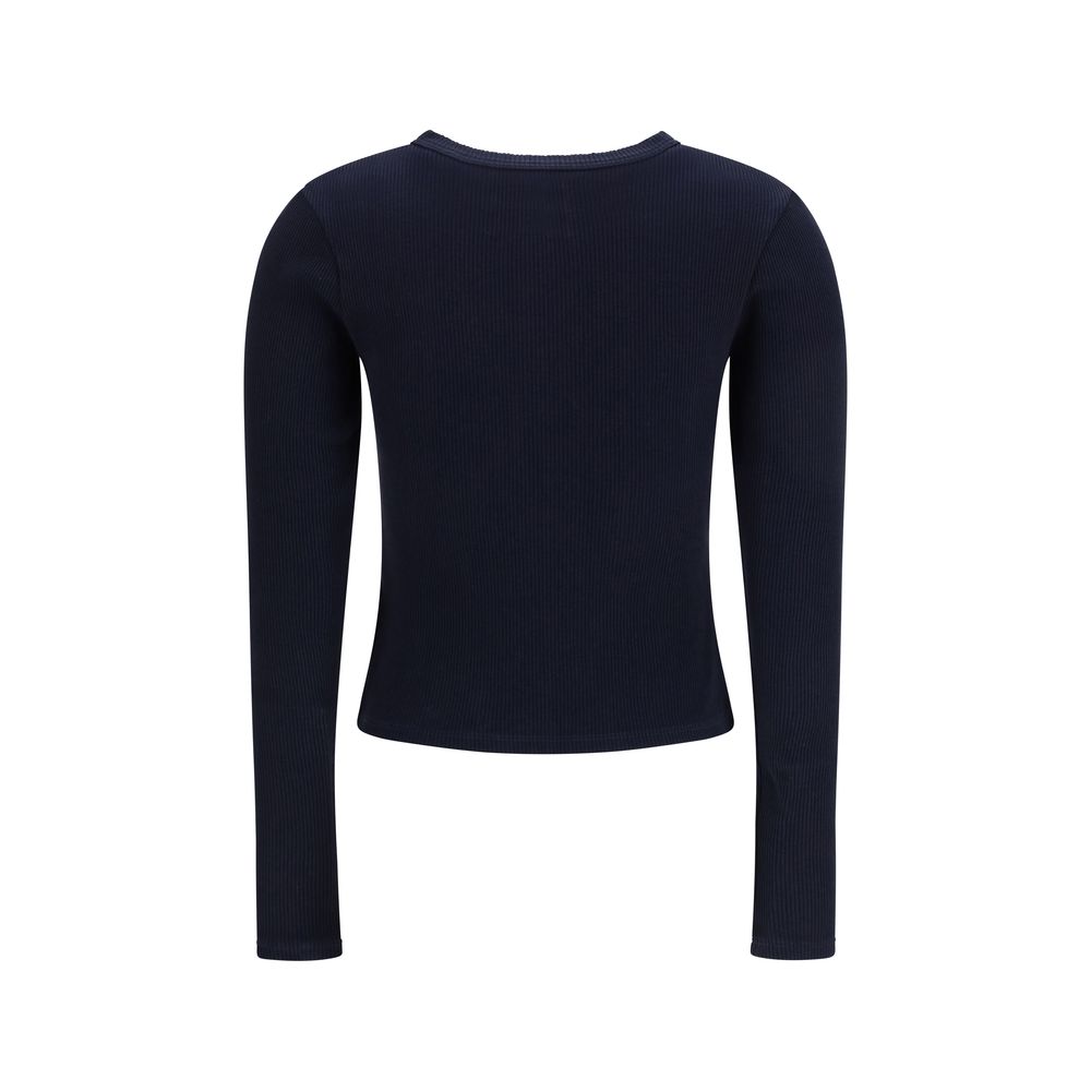 Blue Cotton Cardigan - ventzia