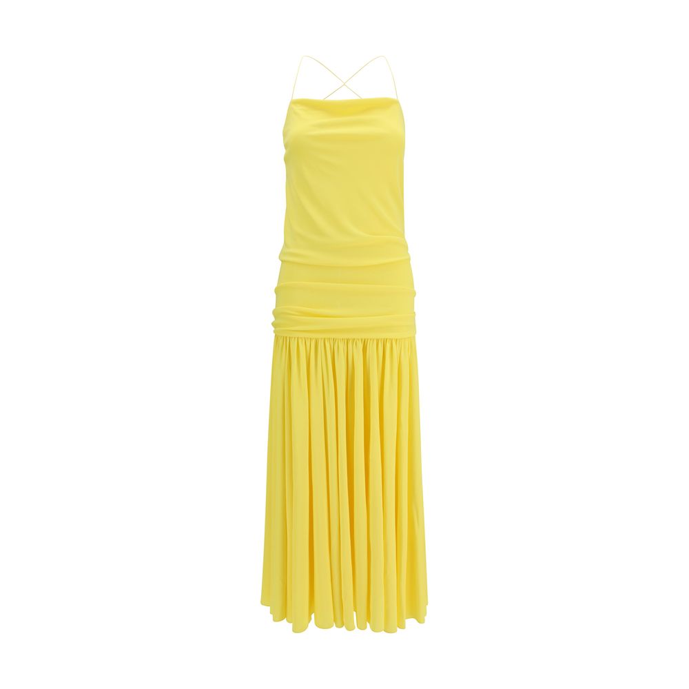 Bicolor Viscose Casual Dress - ventzia