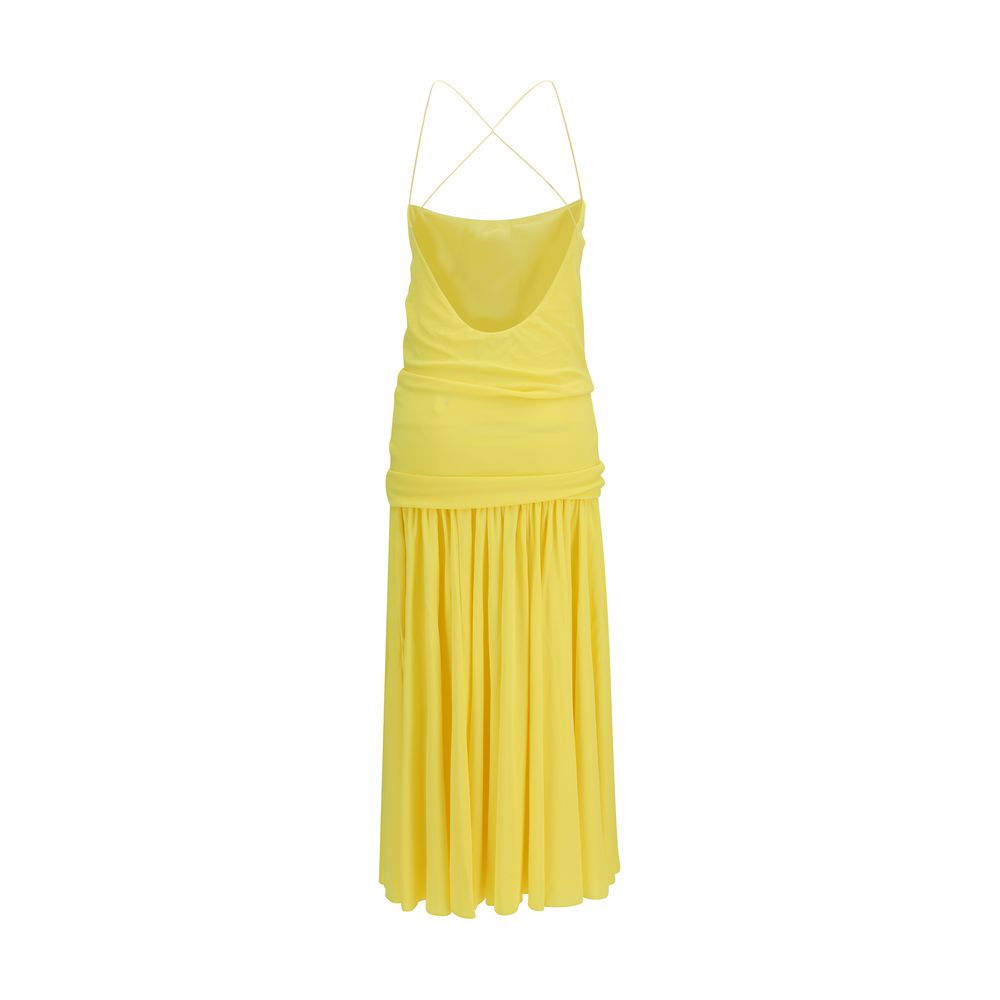 Bicolor Viscose Casual Dress - ventzia