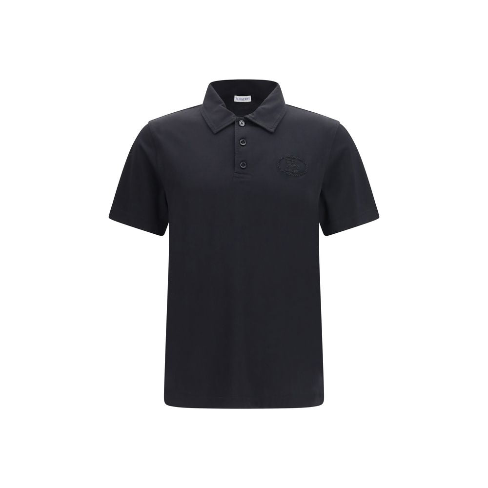 Blue Cotton Polo Shirt - ventzia