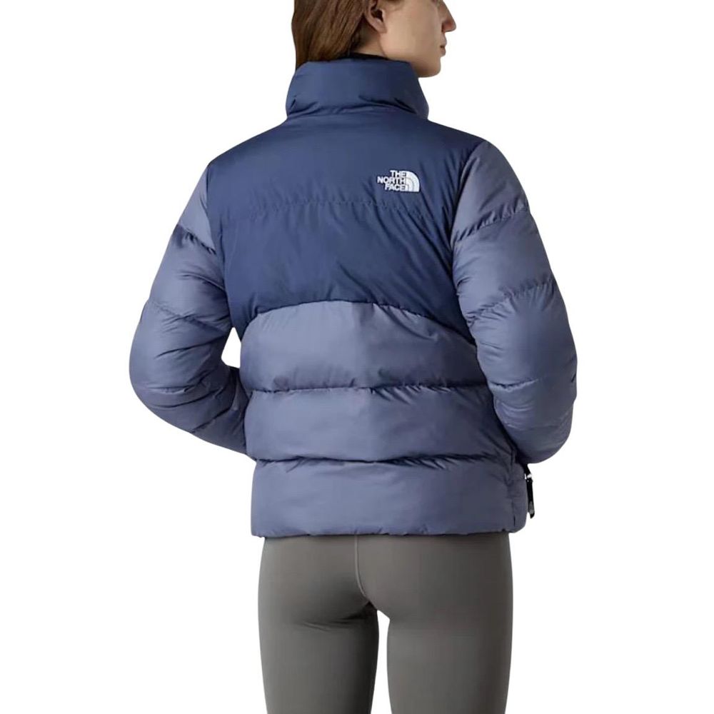 Blue Polyester Coat - ventzia