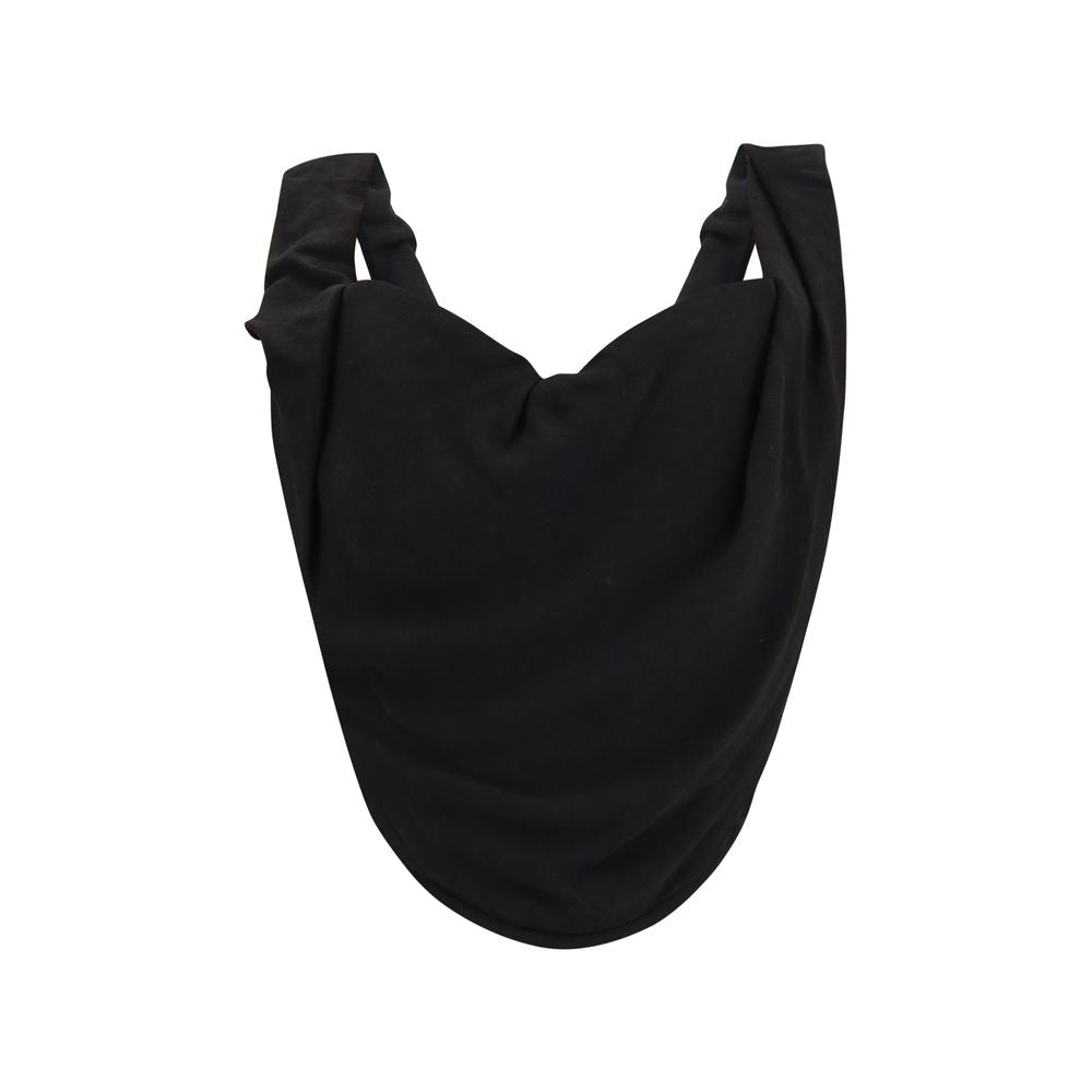 Black Polyester Blouse - ventzia