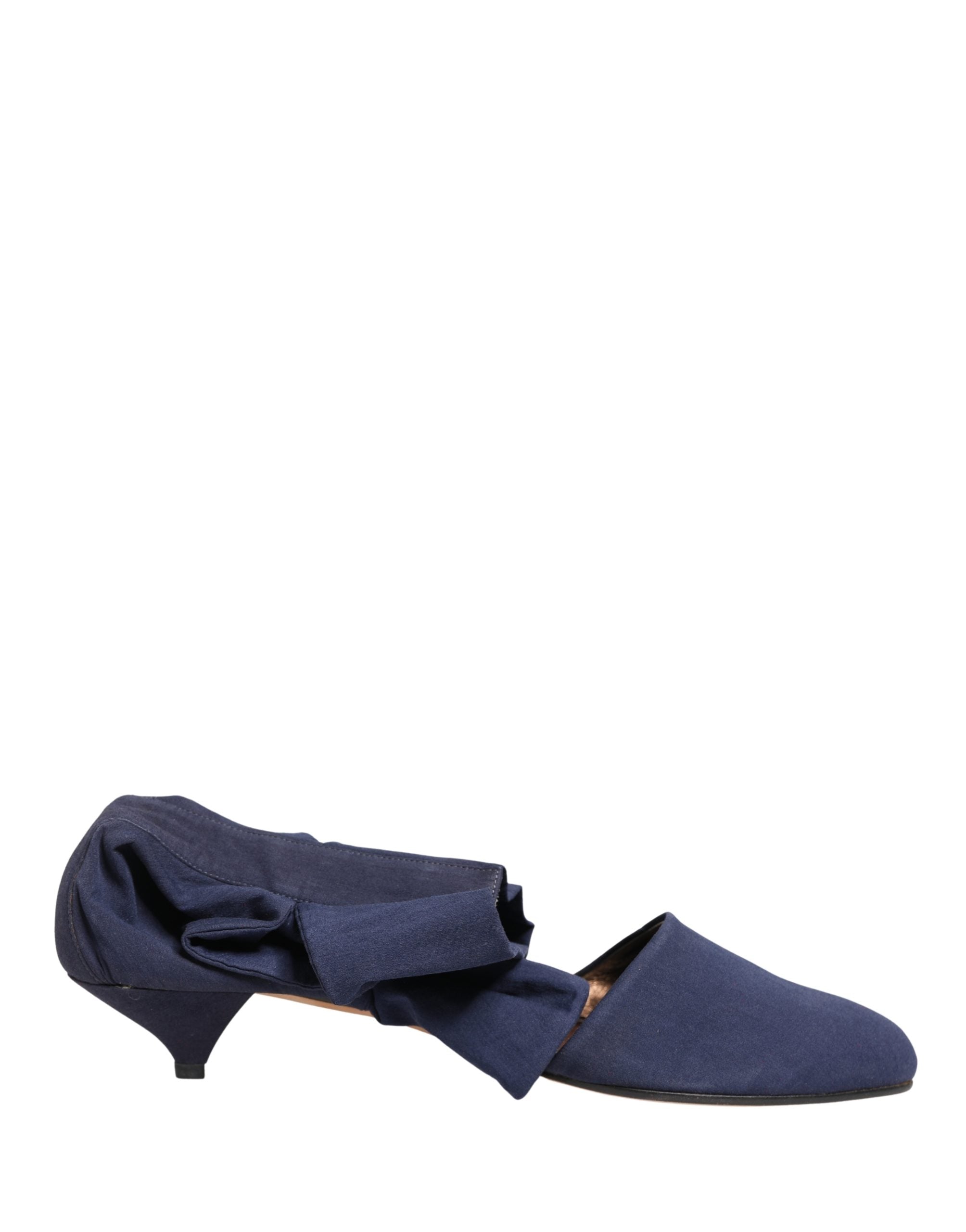 Blue Cotton Ankle Boots Shoes - ventzia