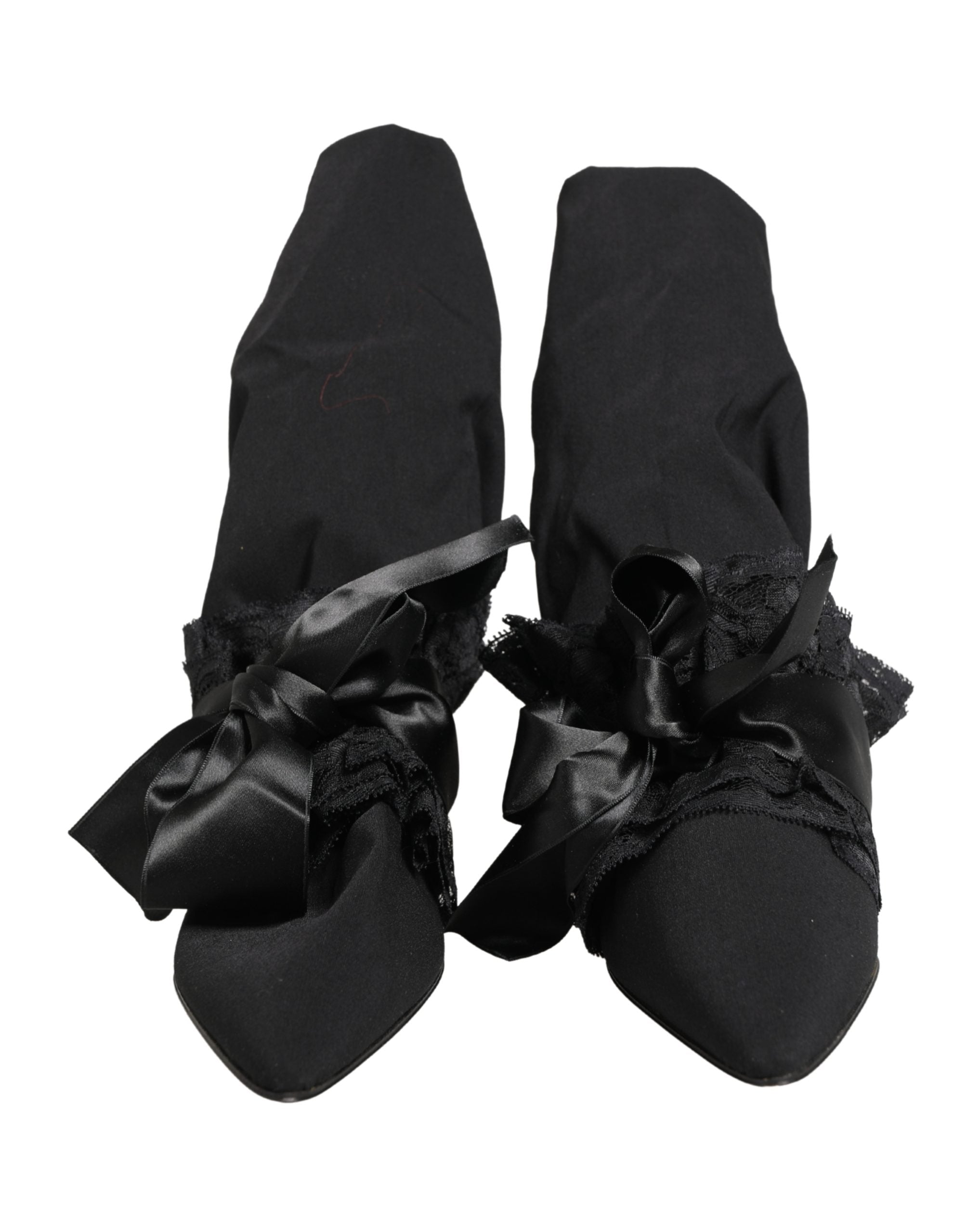 Black Suede Mid Calf Boots Shoes - ventzia
