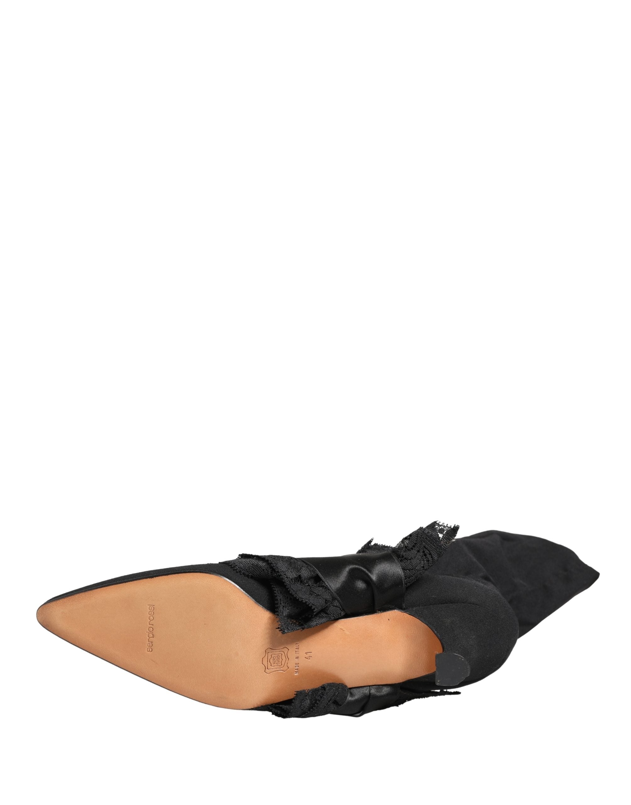 Black Suede Mid Calf Boots Shoes - ventzia