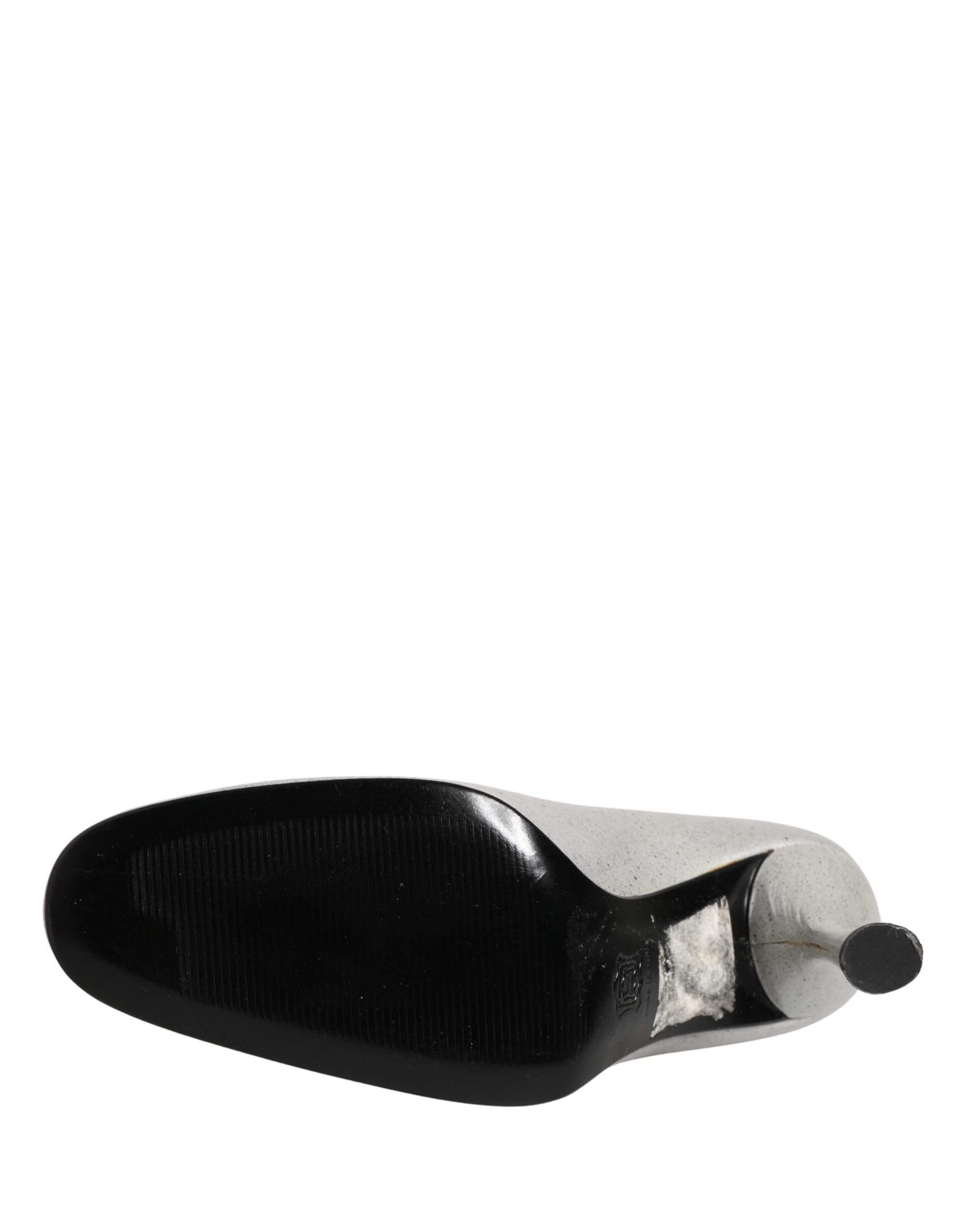 White Leather High Heels Women Pumps Shoes - ventzia