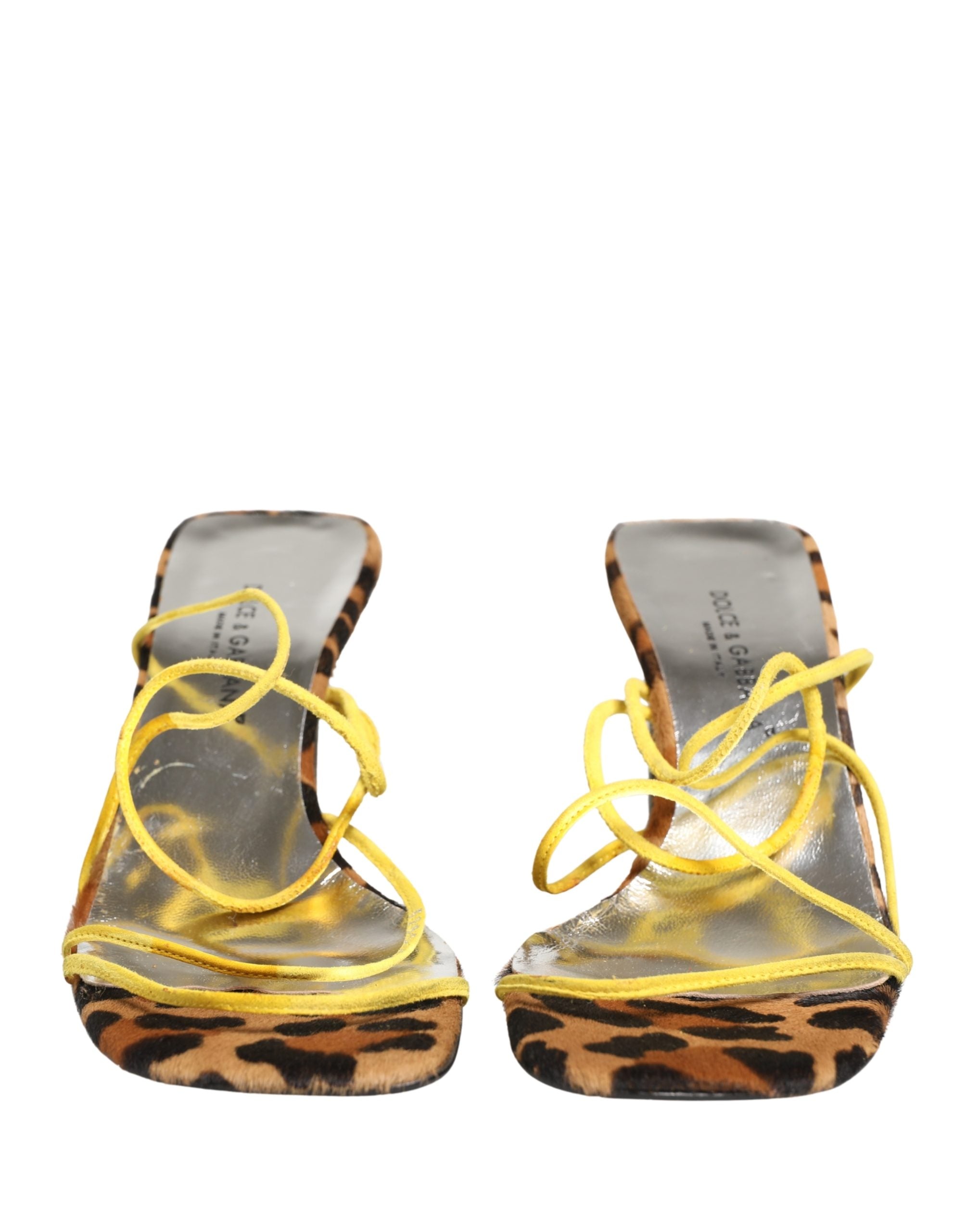 Multicolor Leather Block Heels Sandals Shoes - ventzia