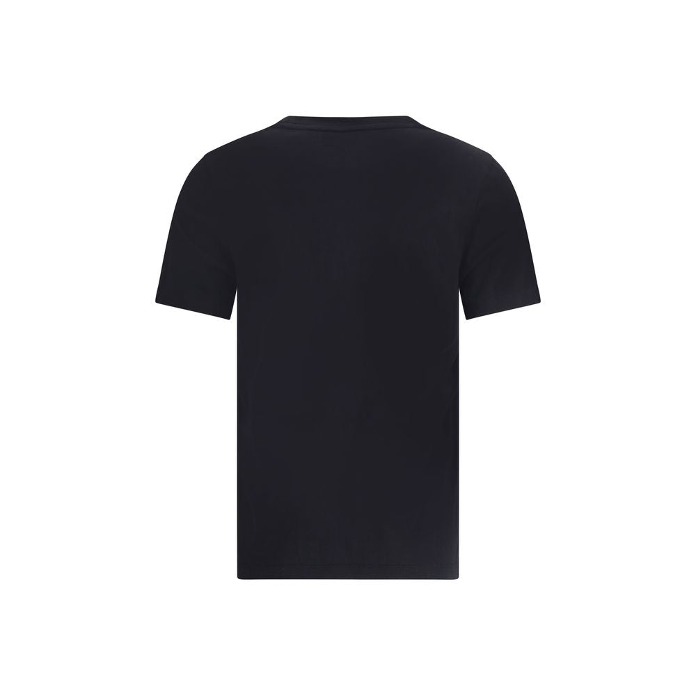 Black Cotton T-Shirt - ventzia
