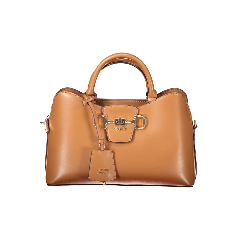 Marrone Poliuretano Women Handbag - ventzia