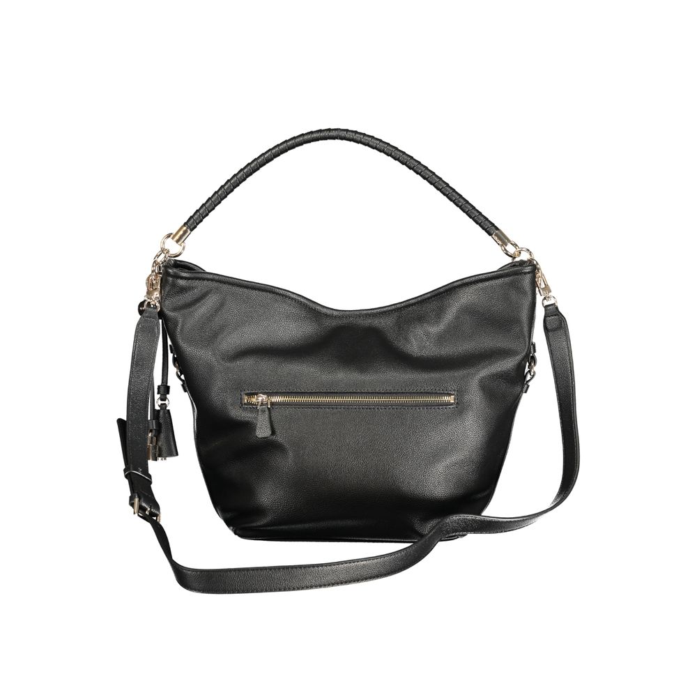 Black Polyethylene Handbag - ventzia