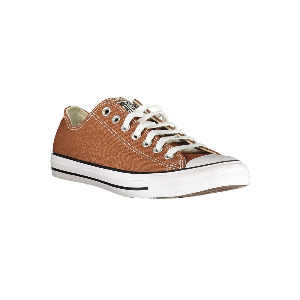 Brown Polyester Athletic Sneakers - ventzia