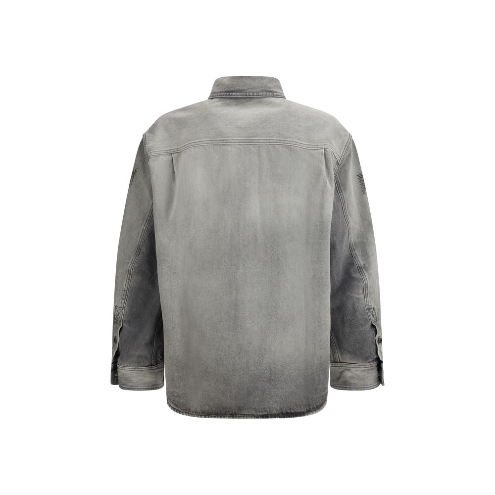 Gray Denim Shirt - ventzia