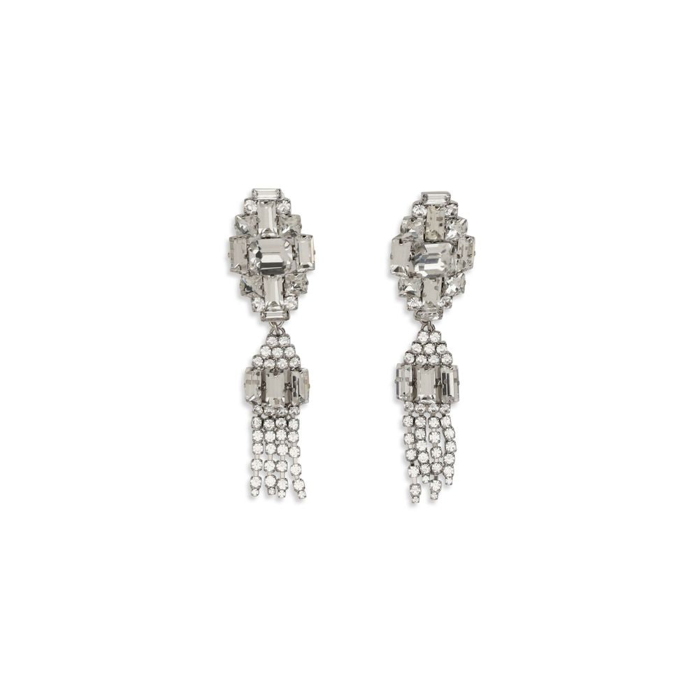 Silver Metal Earrings - ventzia