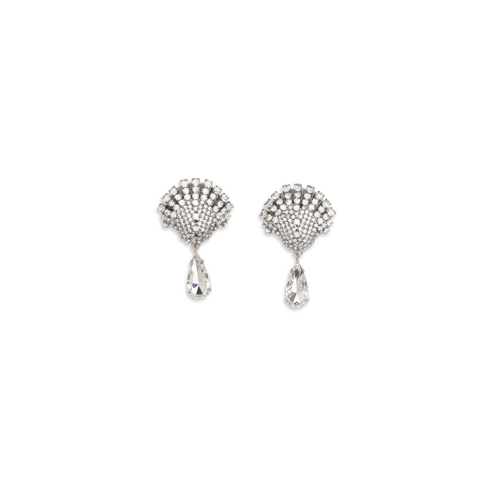 Silver Metal Earrings - ventzia