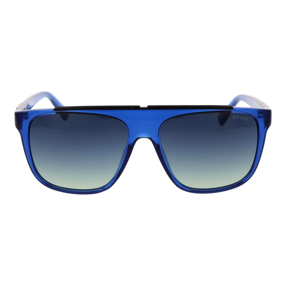 Blue Stainless Steel Sunglasses - ventzia