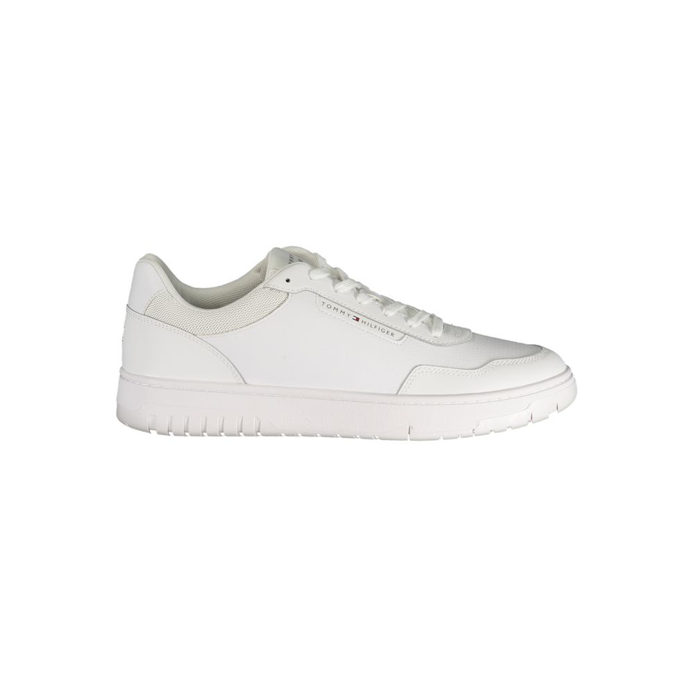 Bianco Poliuretano Uomo Sneaker - ventzia