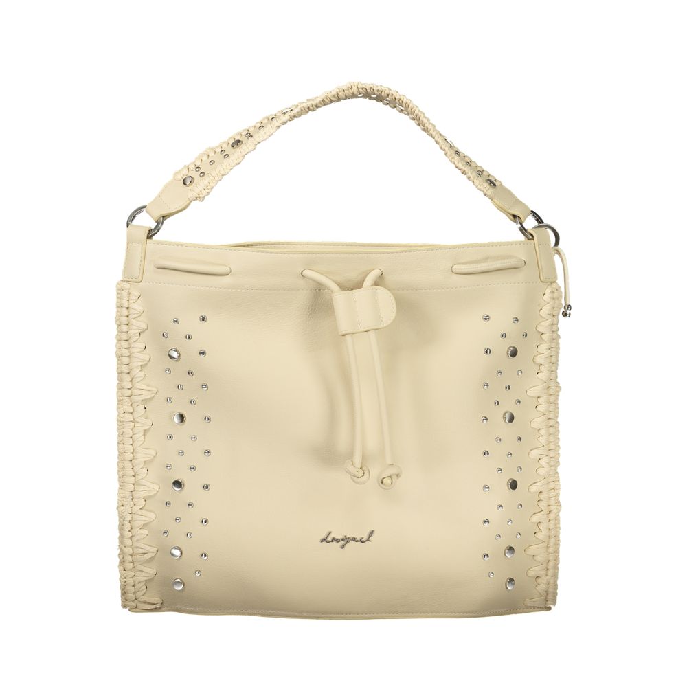 Bianco Poliuretano Woman Backpack - ventzia