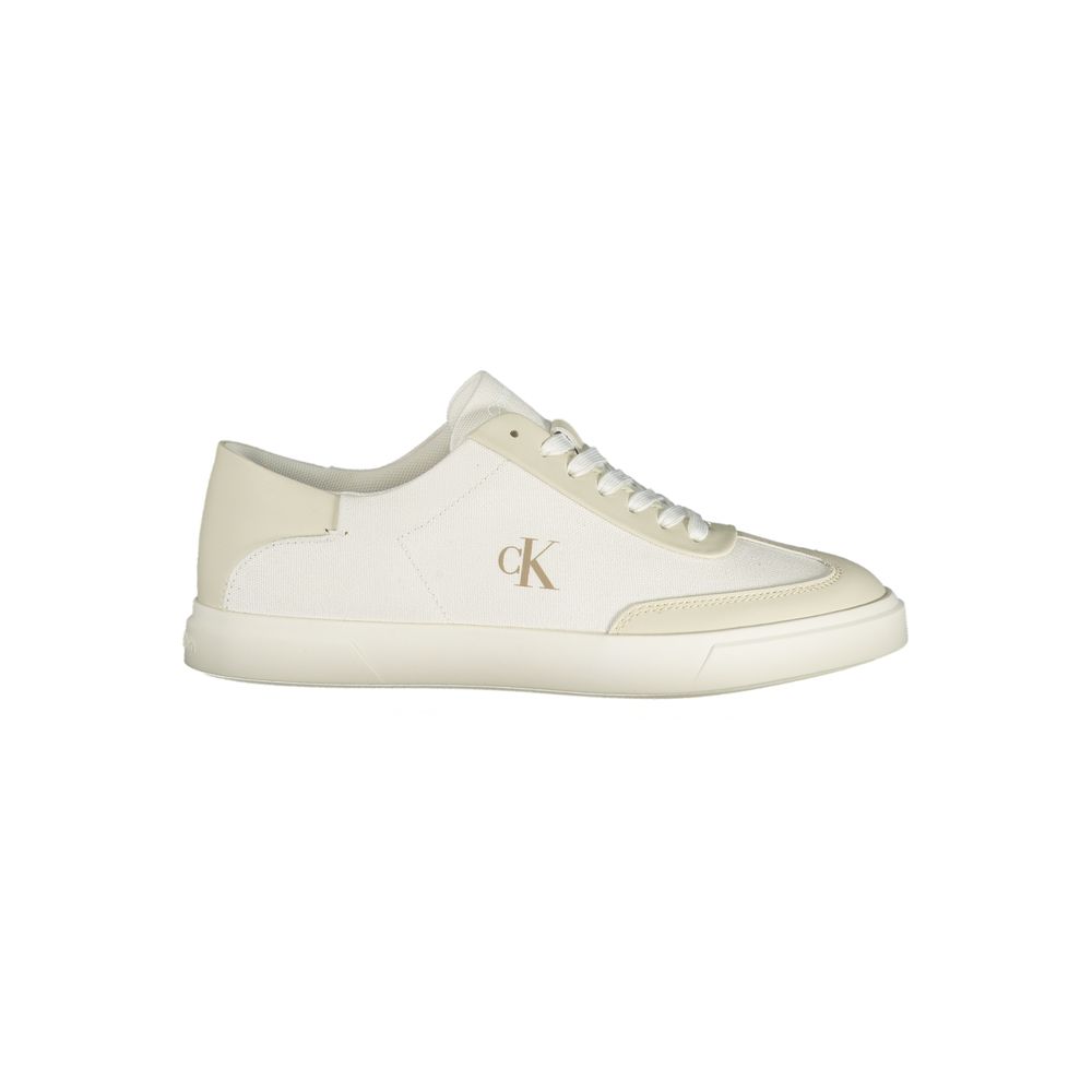 Bianco Polyester Woman Sneaker - ventzia