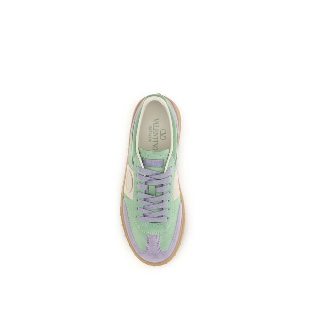 Multicolor Calf Leather Bos Taurus Low Top Sneakers - ventzia