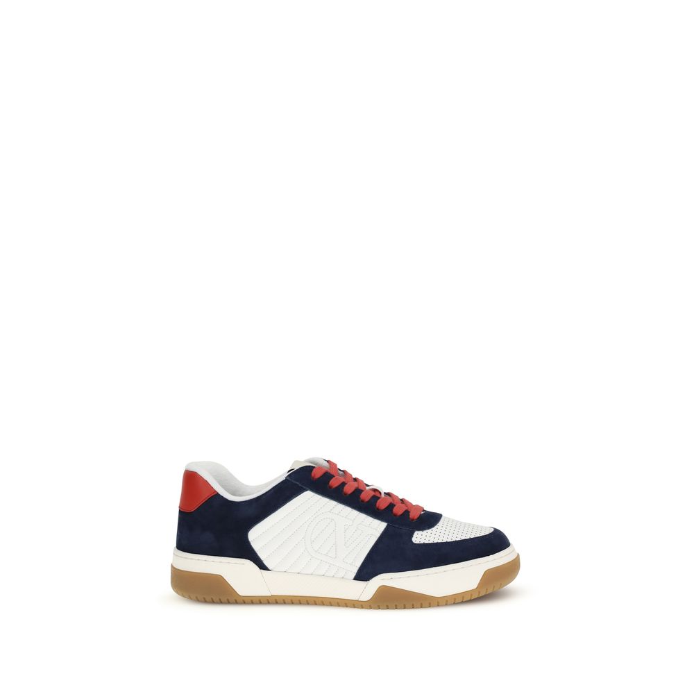 Black Calf Leather Bos Taurus Athletic Sneakers - ventzia