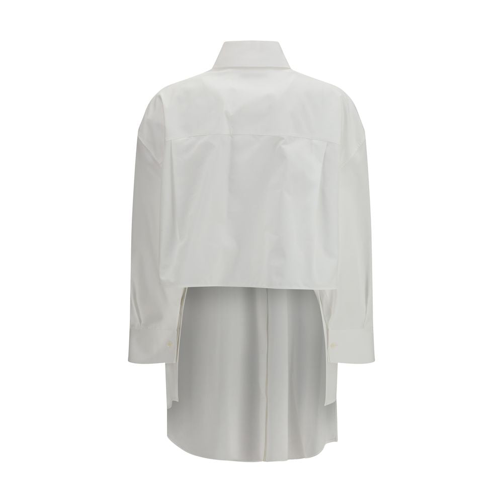 White Cotton Shirt - ventzia