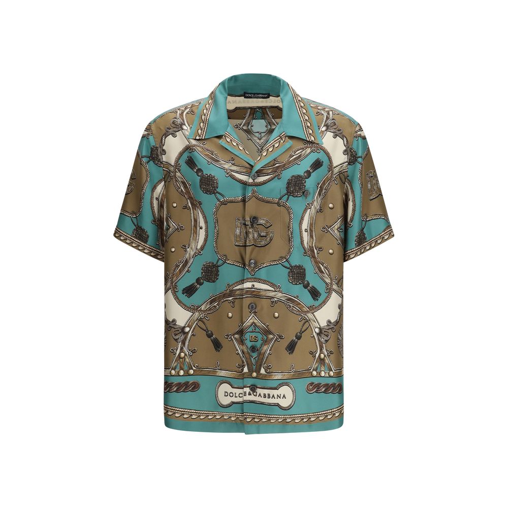 Multicolor Silk Pattern Shirt - ventzia