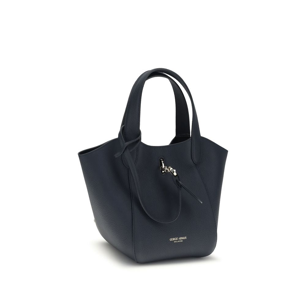 Blue Calf Leather Bos Taurus Handbag - ventzia
