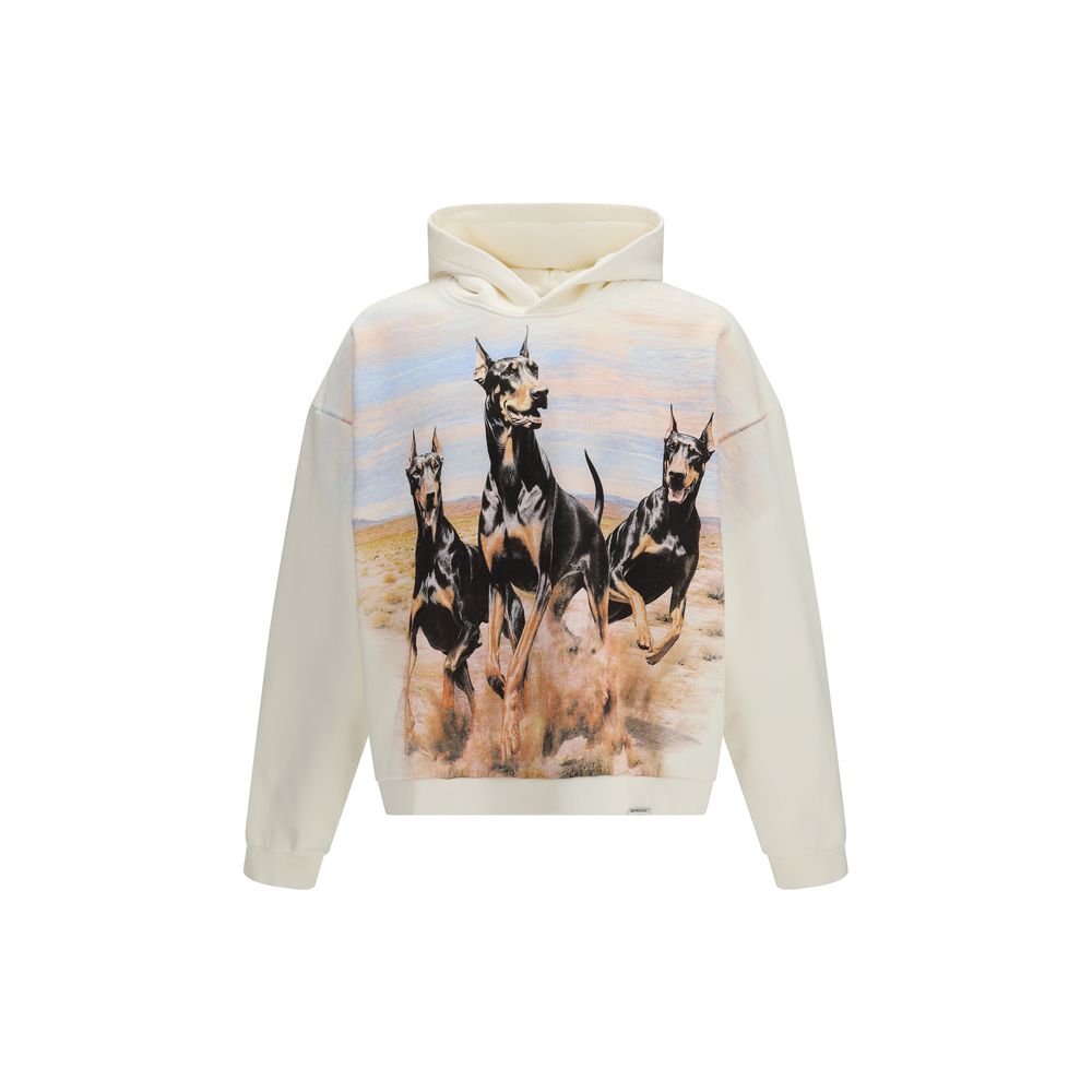 White Cotton Sweatshirt - ventzia