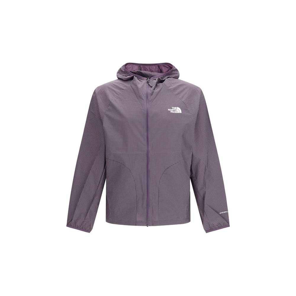 Purple Polyester Shell Jacket - ventzia