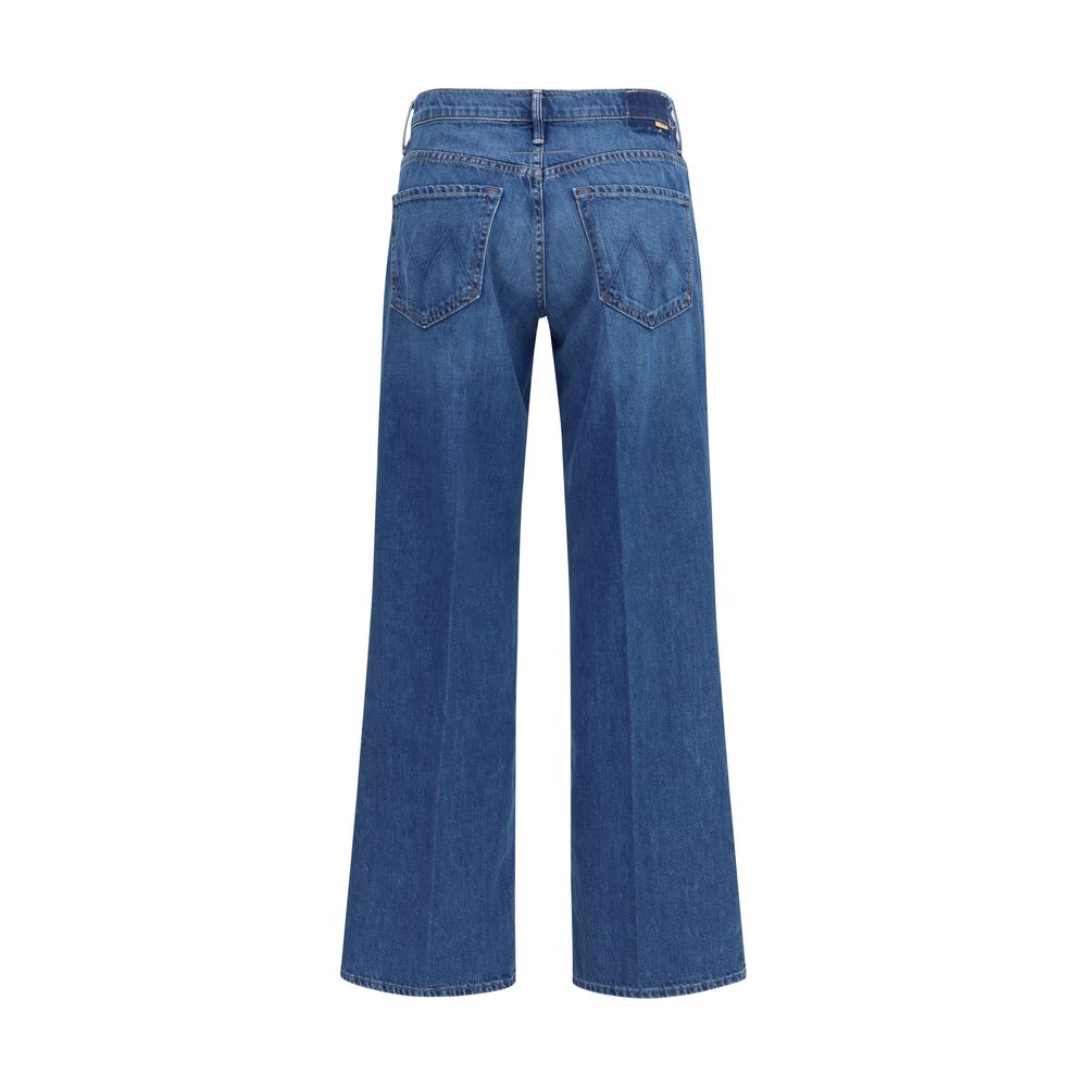 Blue Cotton Relaxed Fit Jeans - ventzia