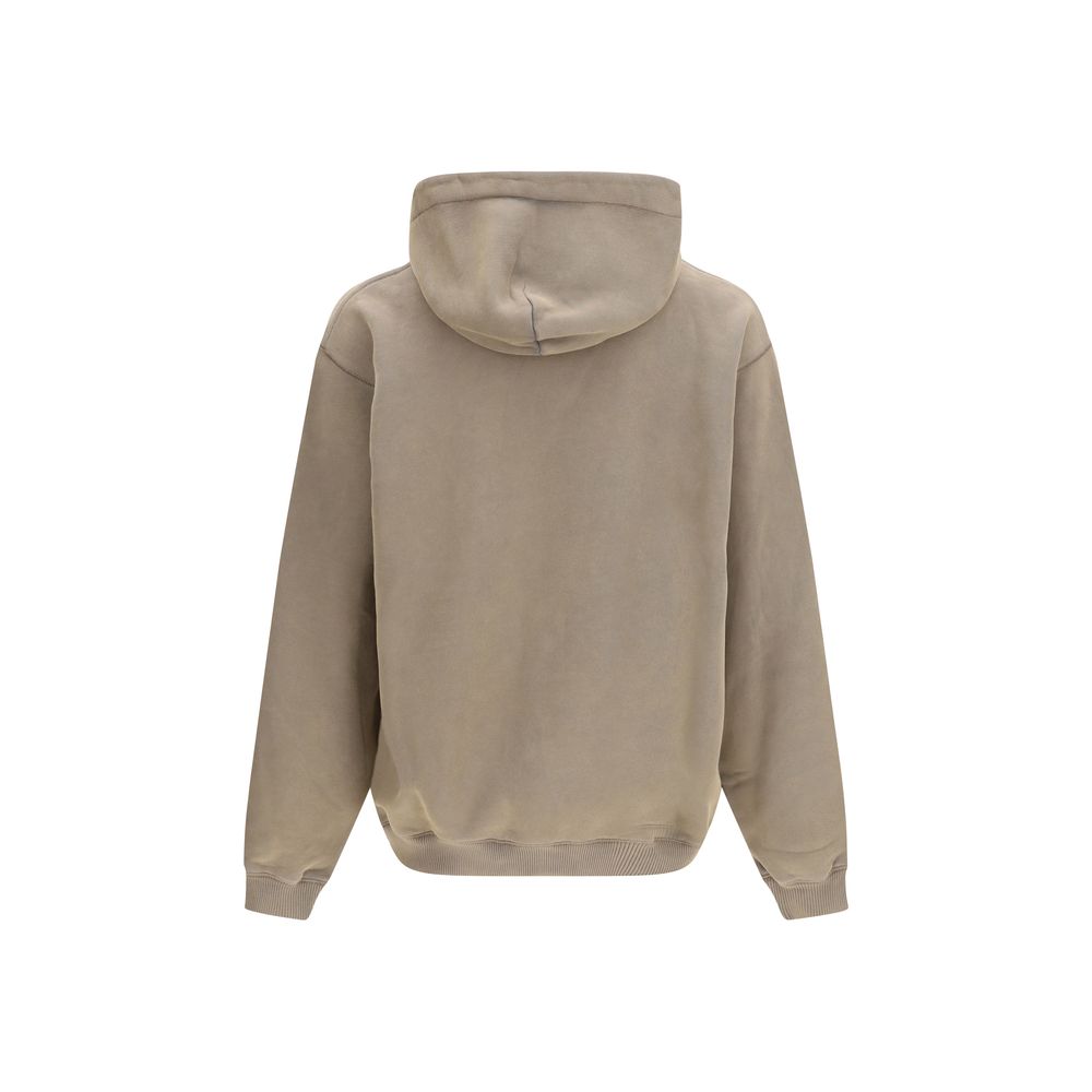 Beige Cotton Sweatshirt - ventzia