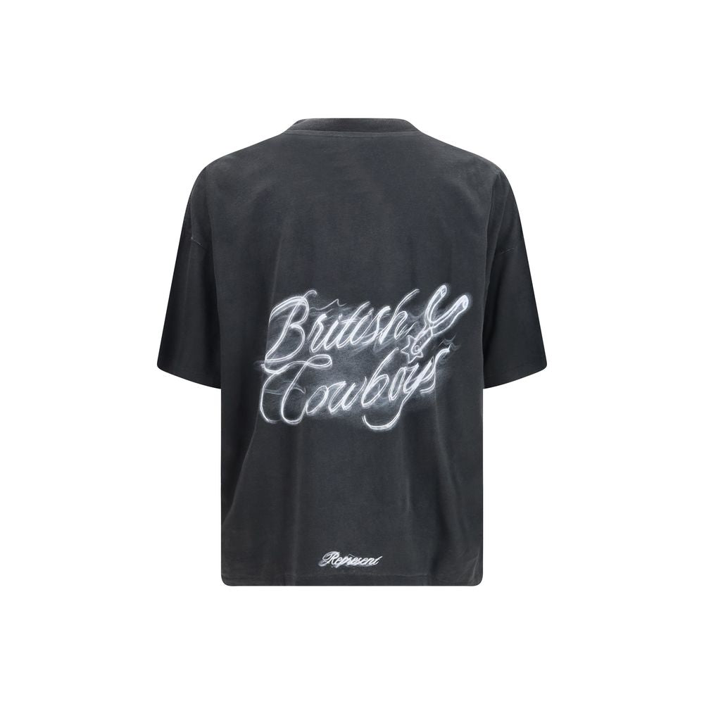 Black Cotton T-Shirt - ventzia