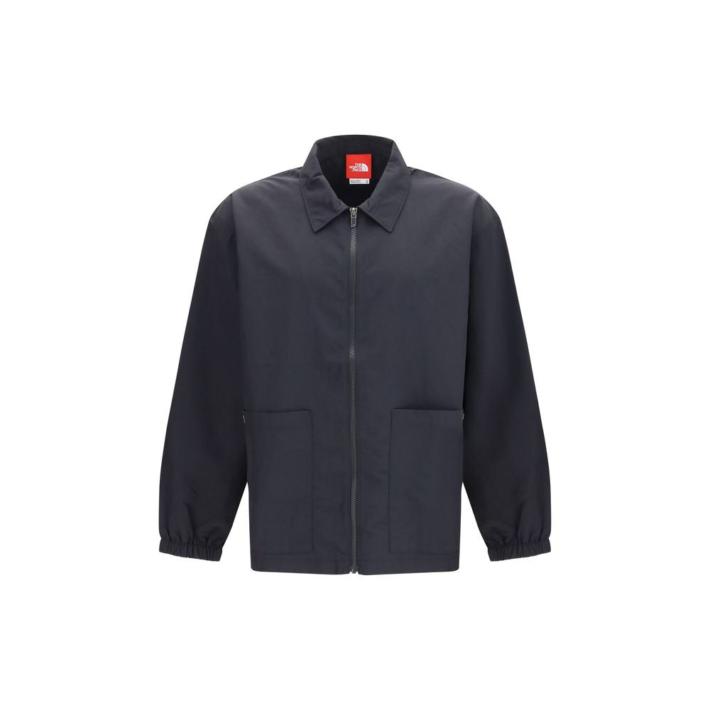Black Nylon Shell Jacket - ventzia