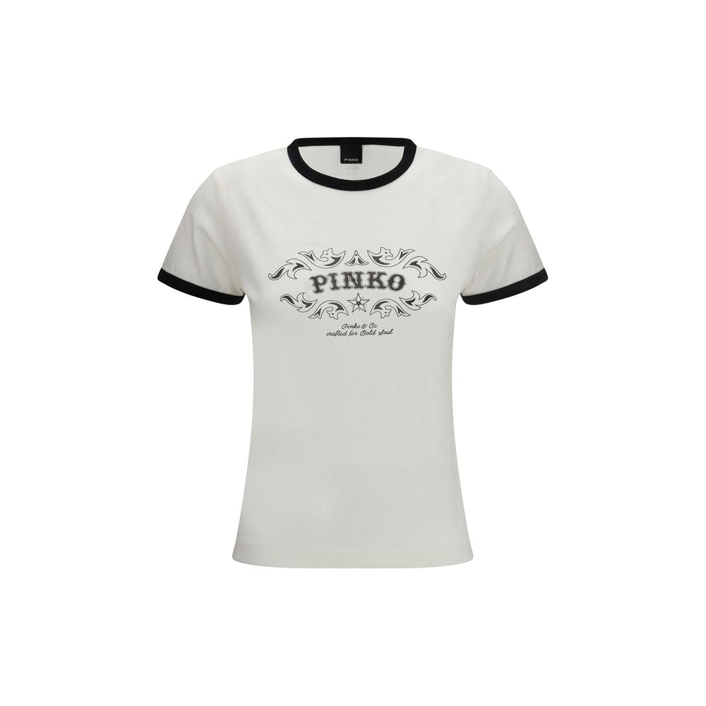 White Cotton T-Shirt - ventzia