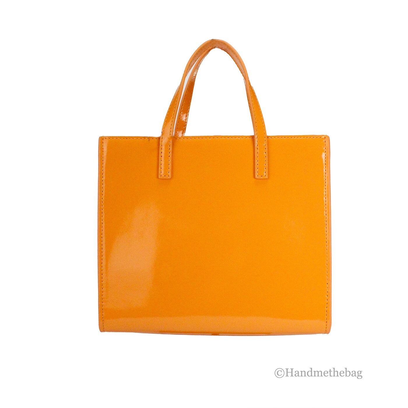 Marc Jacobs Mini Grind Scorched Patent Leather Crossbody Tote Bag Purse - ventzia
