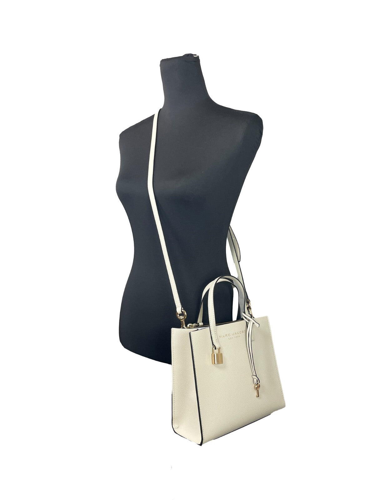 Women'S Mini Pebbled Tote - Marshmallow - ventzia