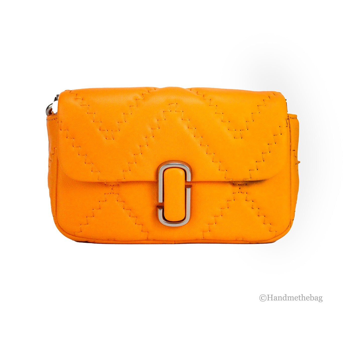 Marc Jacobs The J Marc Mini Scorched Quilted Leather Convertible Shoulder Bag - ventzia