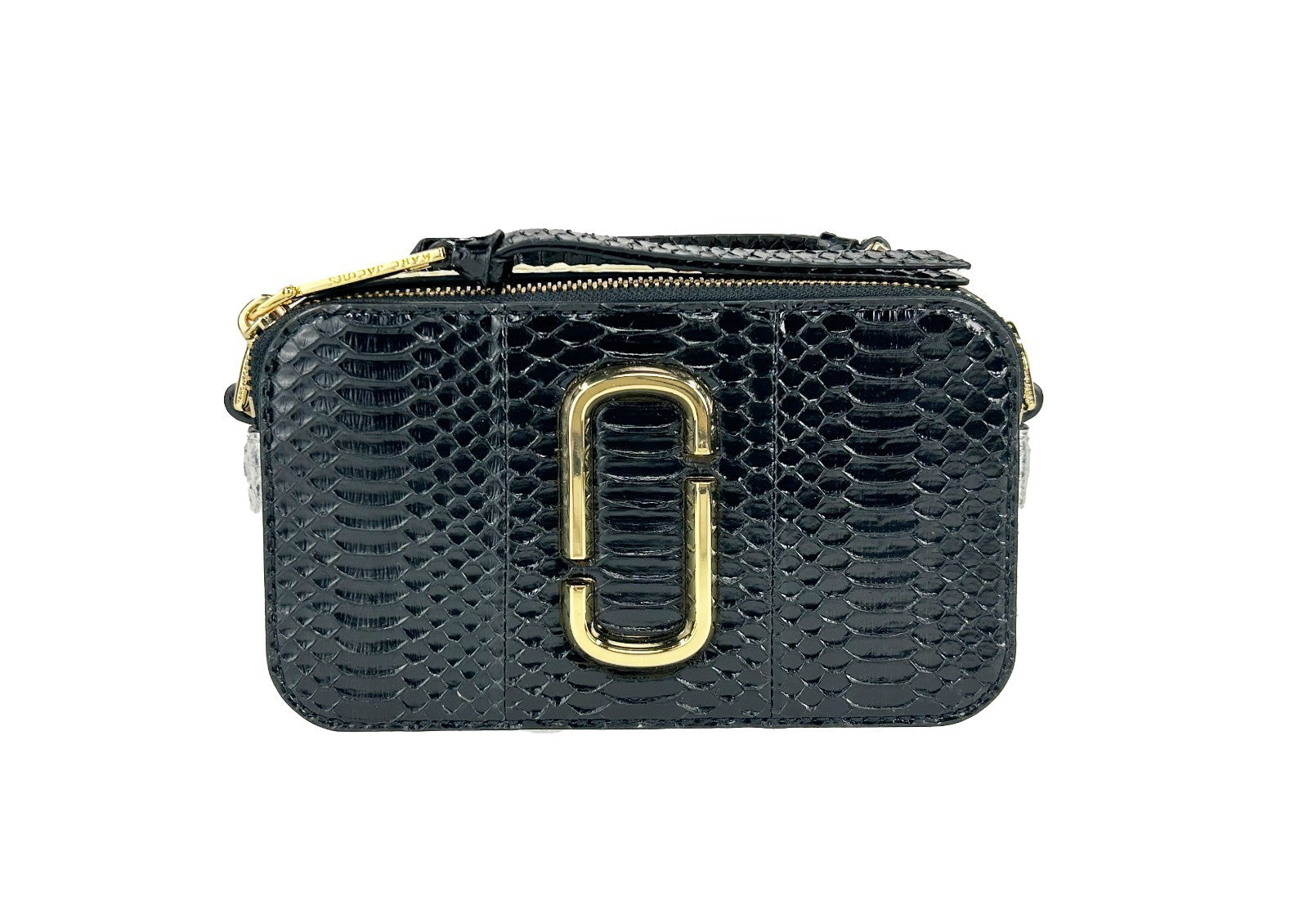 Marc Jacobs The Snapshot Snake Skin Crossbody Bag - ventzia
