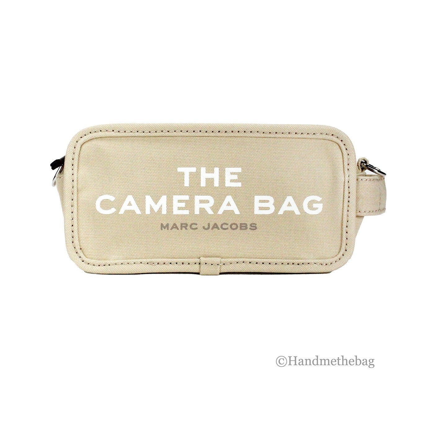 Marc Jacobs The Camera Bag Beige Canvas Crossbody Bag - ventzia