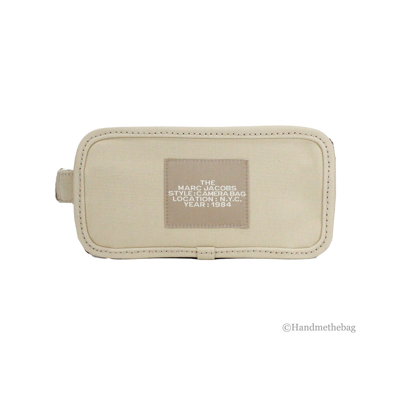 Marc Jacobs The Camera Bag Beige Canvas Crossbody Bag - ventzia