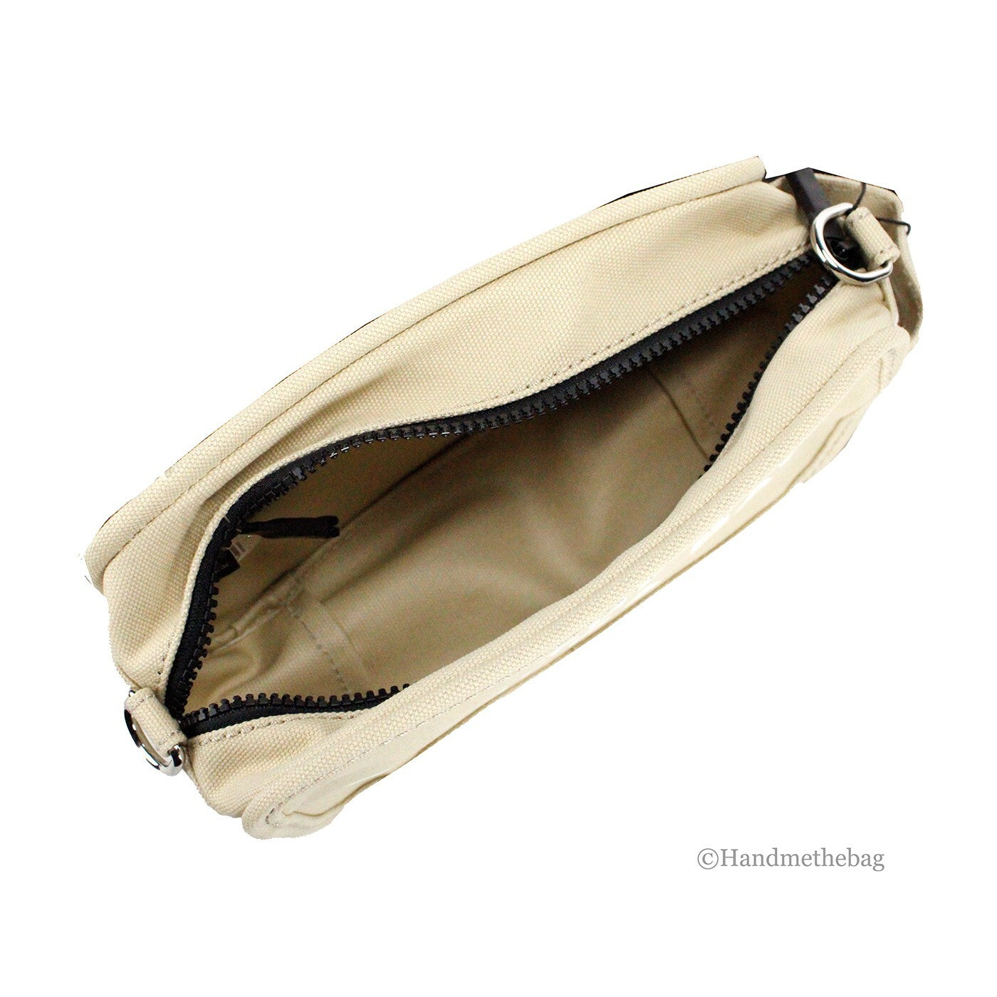 Marc Jacobs The Camera Bag Beige Canvas Crossbody Bag - ventzia