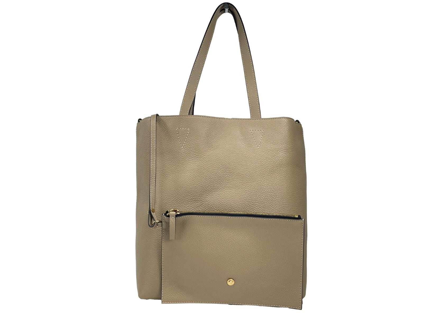 Versace Medusa Large Leather Tote Bag With Pouch - ventzia