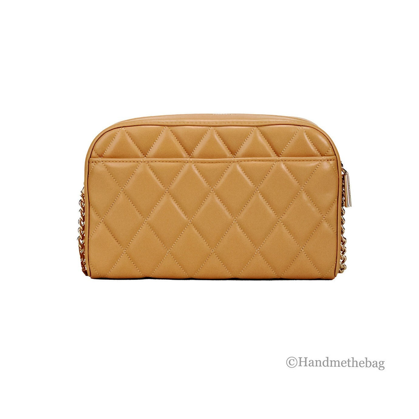 Kate Spade Carey Mini Tiramisu Quilted Smooth Leather Camera Crossbody Bag - ventzia