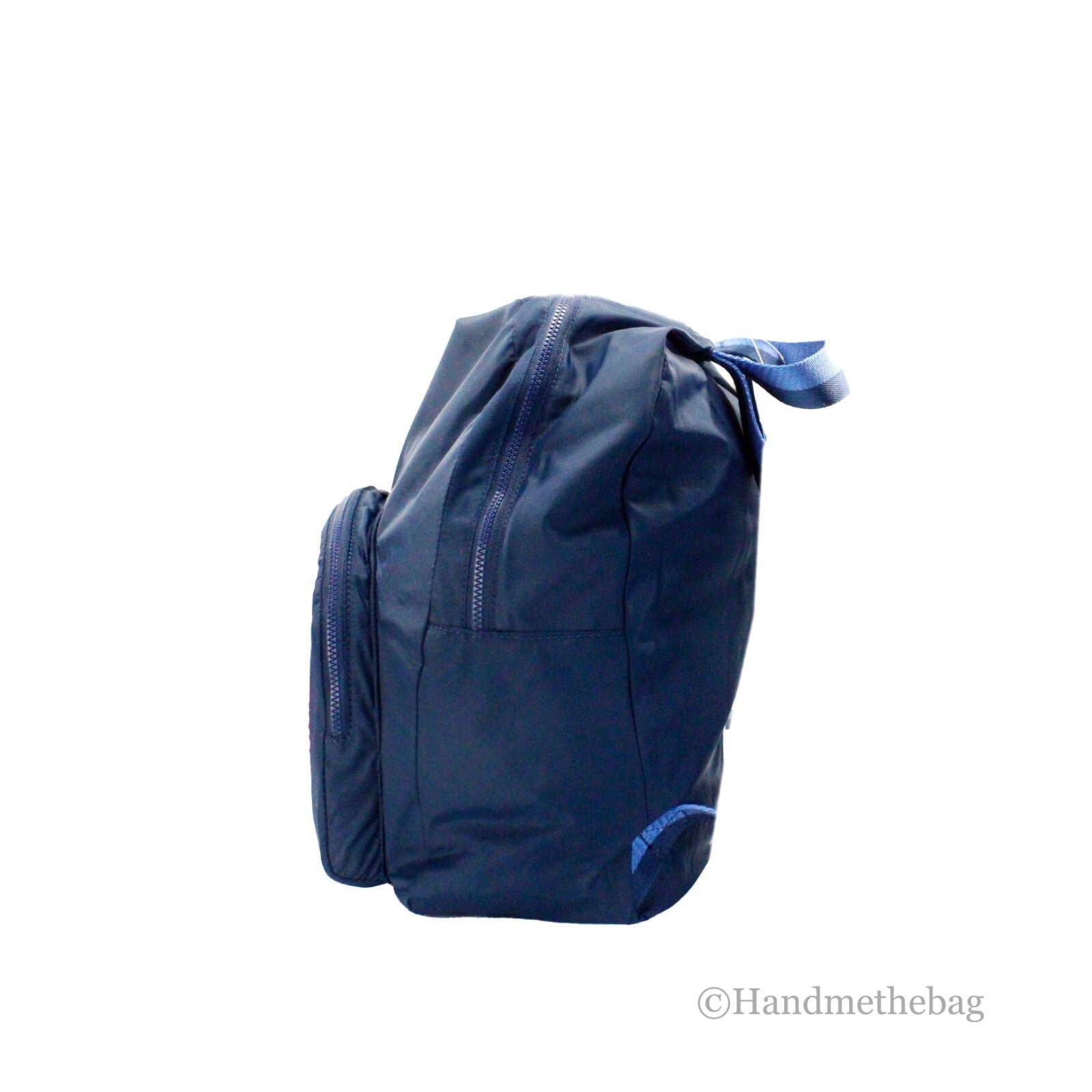 Kate Spade Arya Medium Nylon Nightcap Blue Packable Backpack BookBag Bag - ventzia