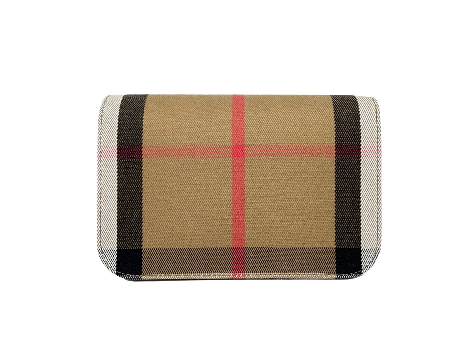 Burberry Small Leather Madison Crossbody Check Bag - ventzia